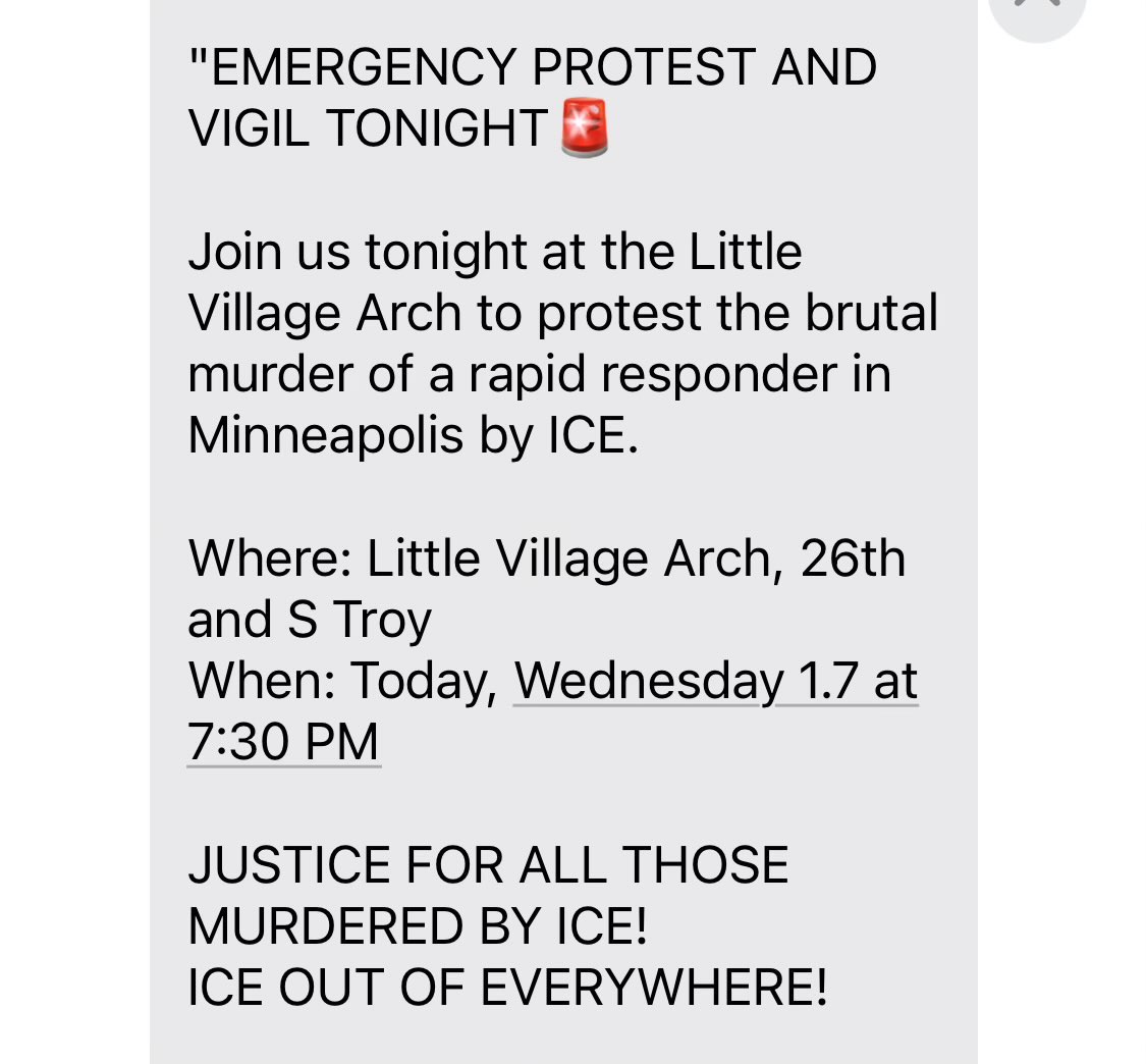 Emergency Protest v. ICE Murder in Mpls