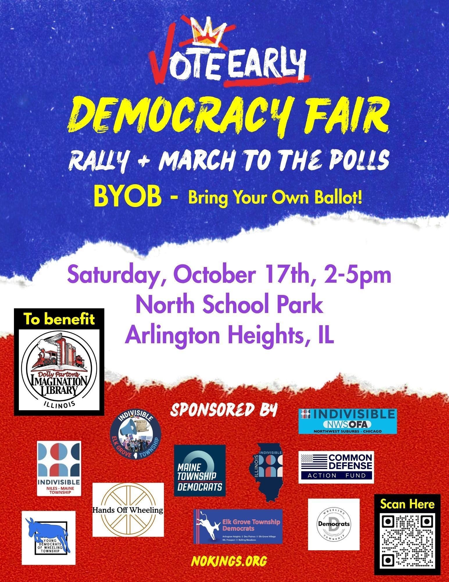 NO KINGS VOTE EARLY (Arlington Heights)