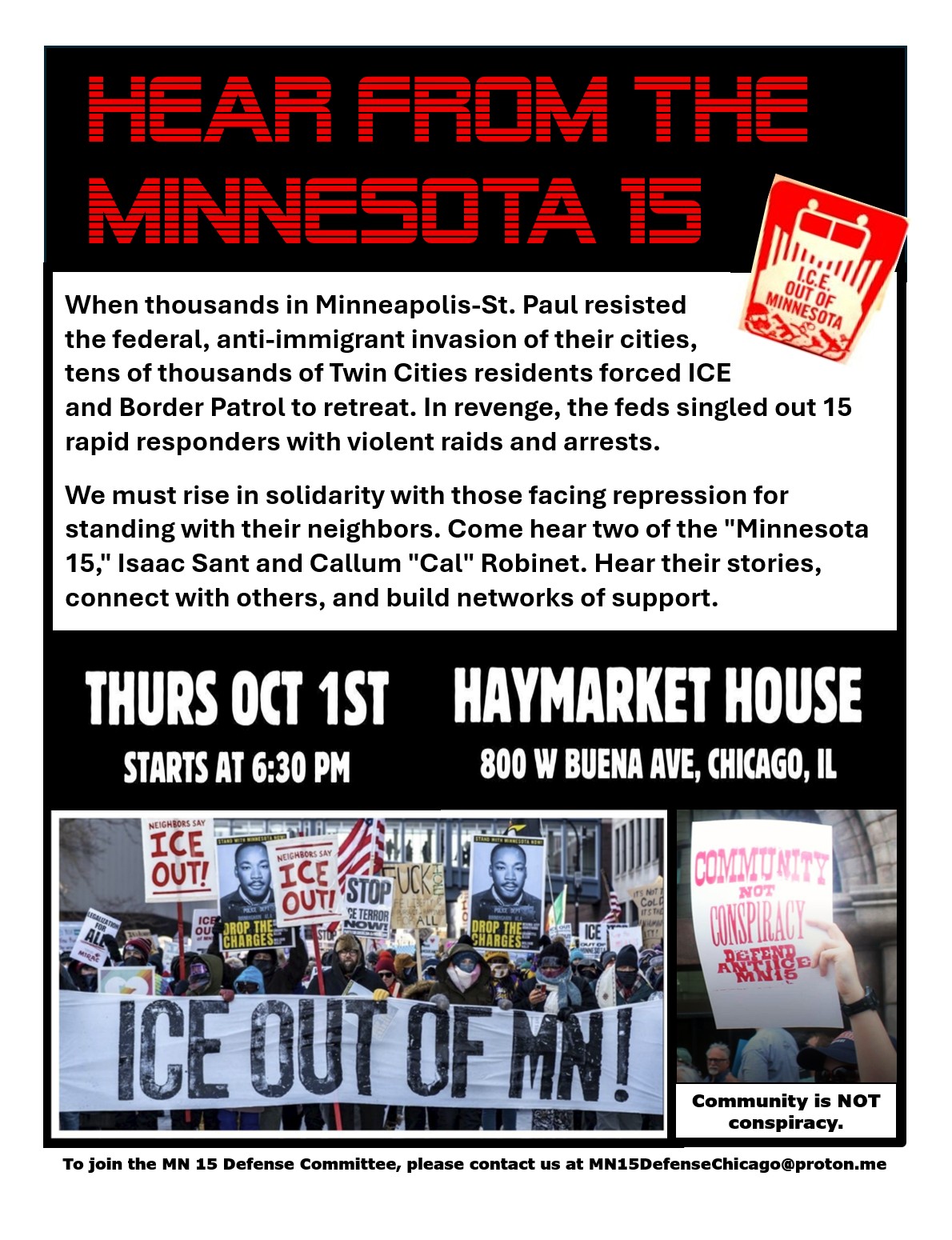 Hear From the Minnesota 15!