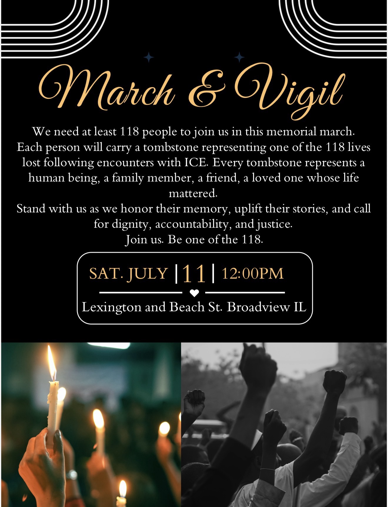 Memorial for the 120 Killed by ICE