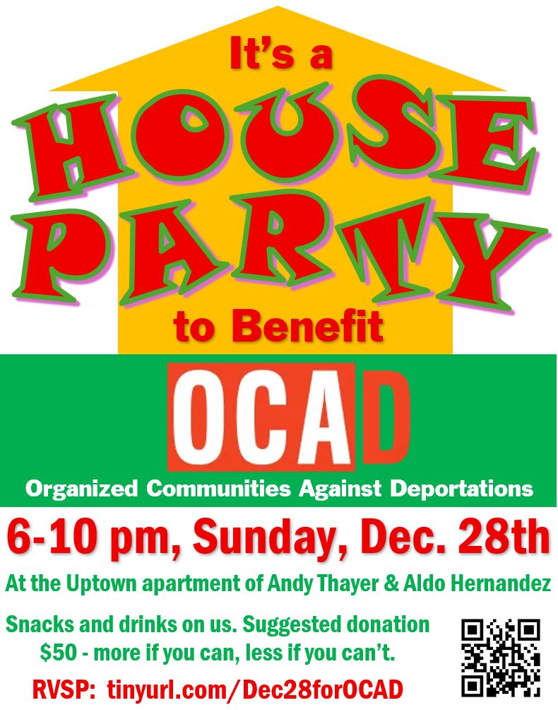 It's a HOUSE PARTY to Benefit OCAD!