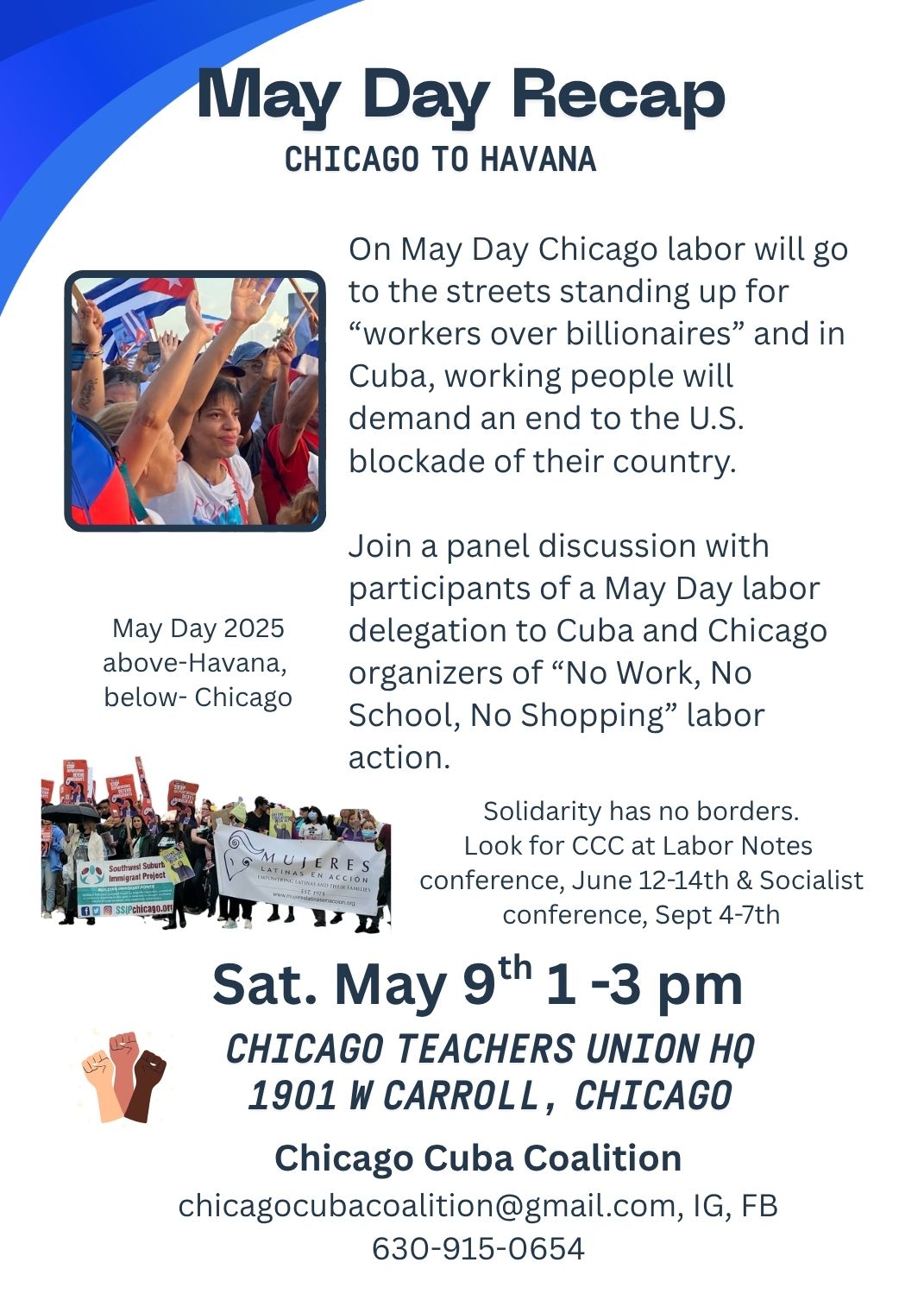 May Day Recap - Chicago to Havana