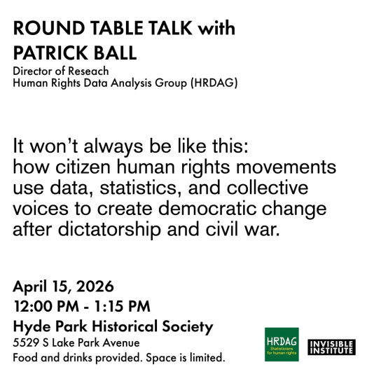 It won't always be like this: How citizen human rights movements use data, statistics, and collective voices to create democratic change after dictatorship and civil war