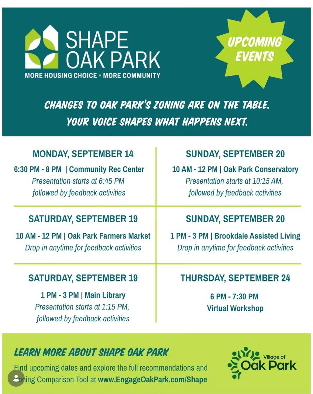Shape Oak Park