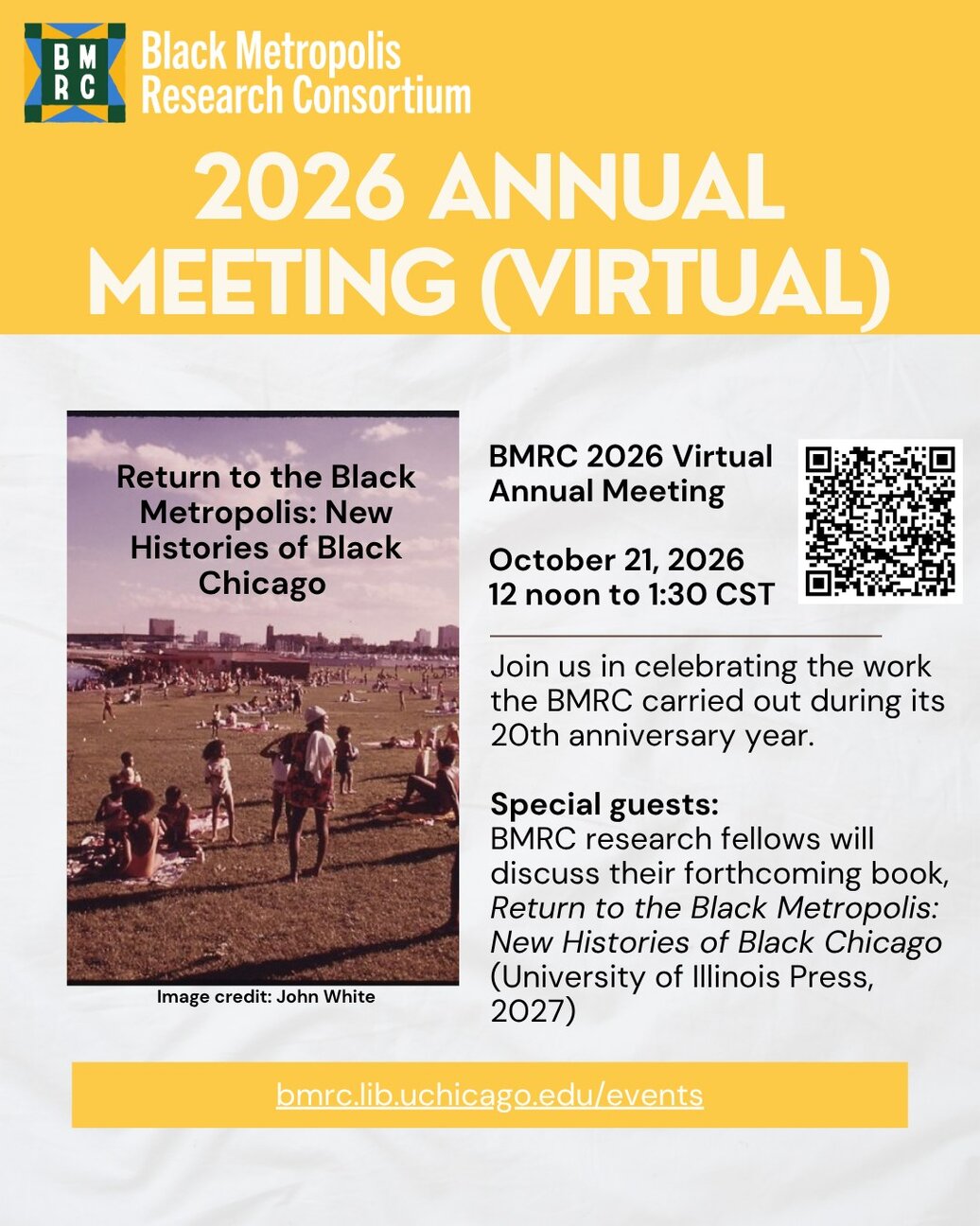 Black Metropolis Research Consortium 2026 annaul meeting (virtual)