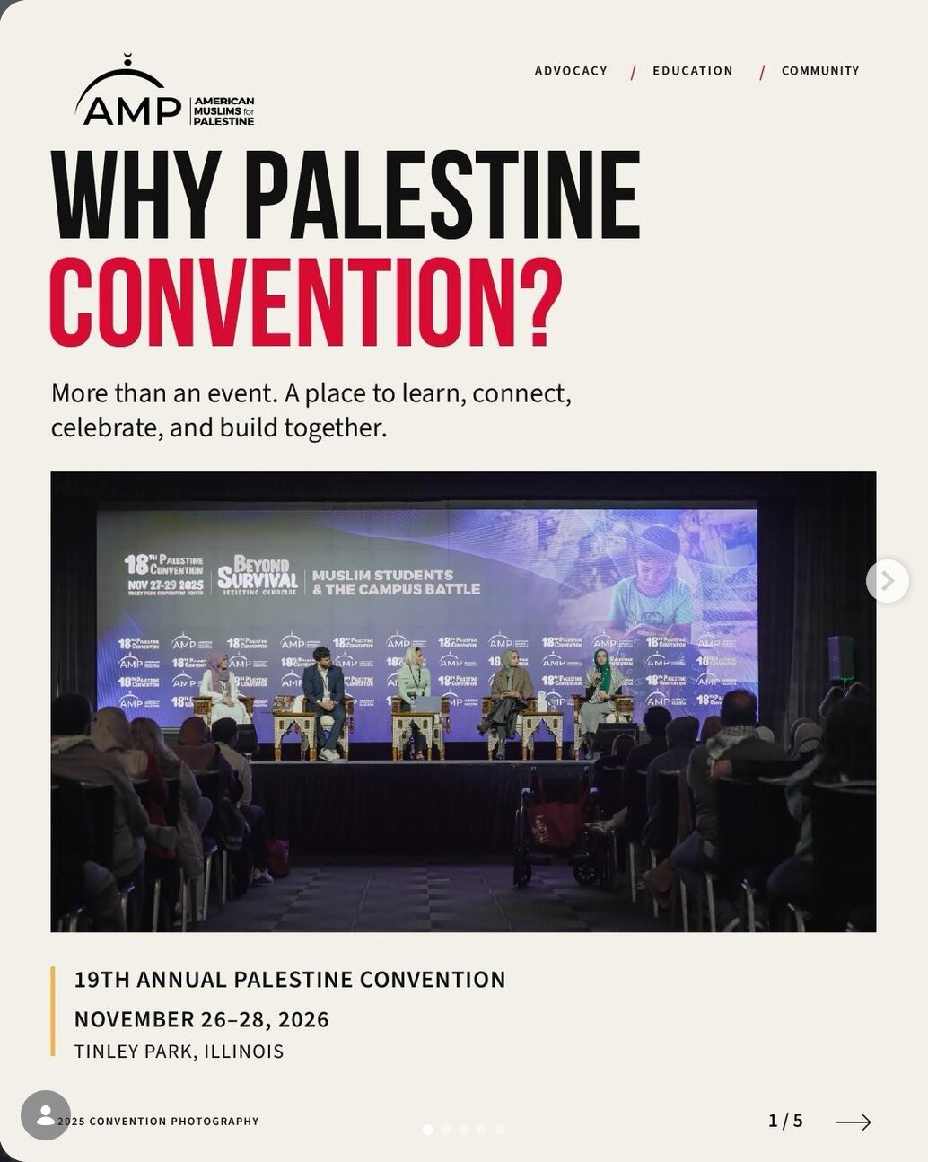 Why Palestine Convention?
