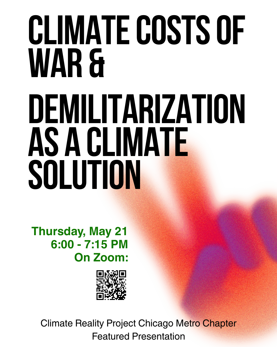 The Climate Costs of War & Demilitarization as a Climate Solution