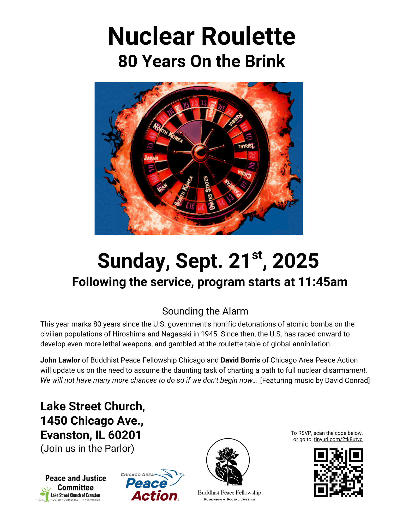 “Nuclear Roulette: 80 Years on the Brink” At LSC