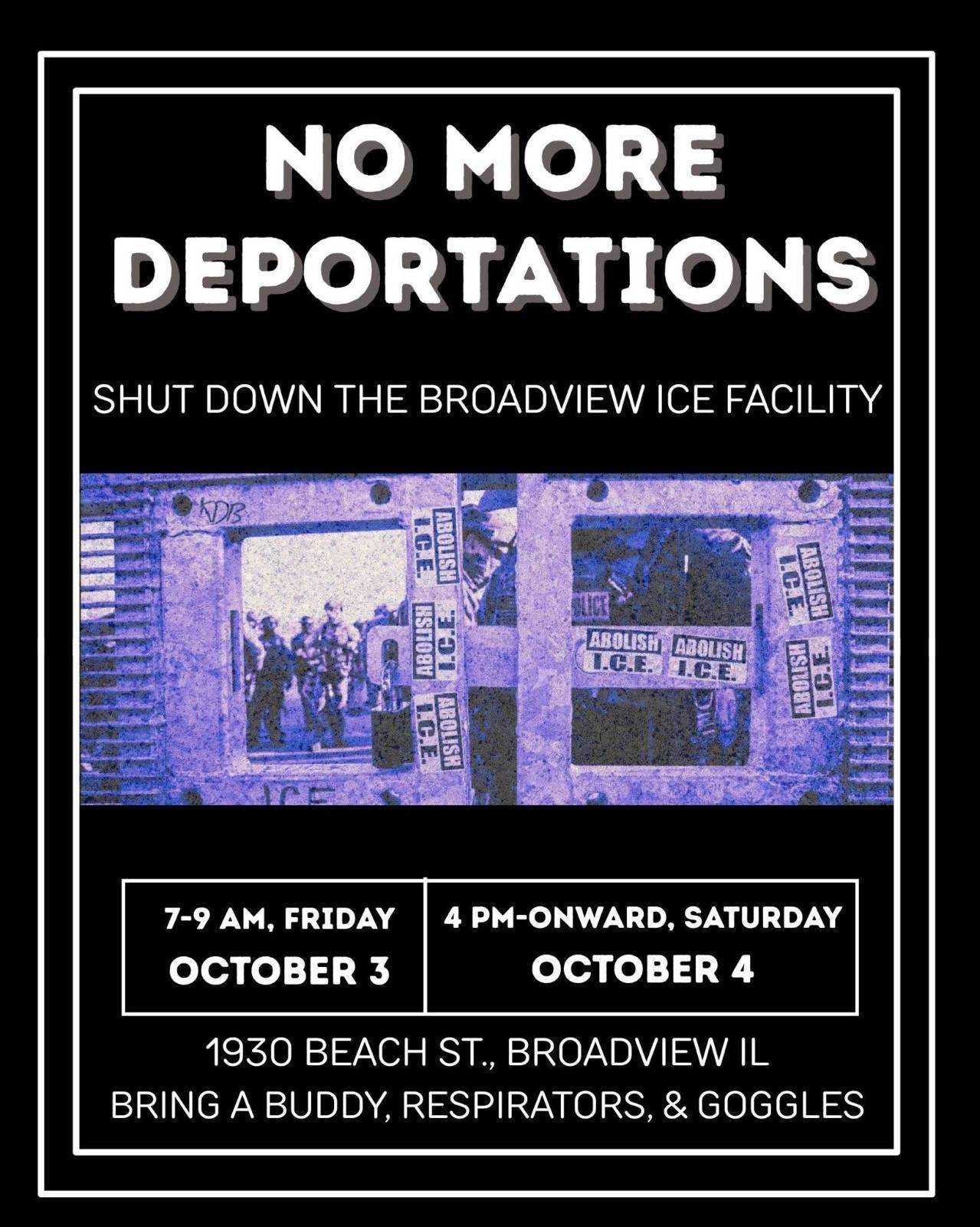 ICE Out of Broadview (& everywhere)